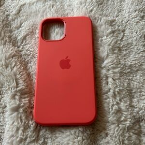 pink citrus magsafe silicone case iphone 12